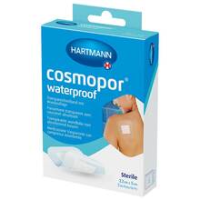 Abbildung: Cosmopor waterproof Wundverband 5x7,2 cm Otc 5 St, Pflaster PZN 16875930 