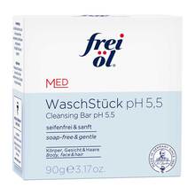 Abbildung: Frei Öl Waschstück pH 5,5 Körper Gesicht Haare 90 g, Seife PZN 16893945 