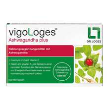 Abbildung: Vigologes Ashwagandha plus Kapseln 120 St, Kapseln PZN 16901403 