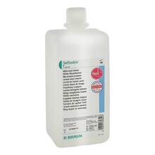 Abbildung: SOFTASKIN Waschlotion Spenderflasche 1000 ml, Flüssigseife PZN 16913748 