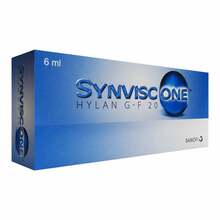 Abbildung: Synvisc One Spritzampullen 1X6 ml, Spritzampullen PZN 16956462 