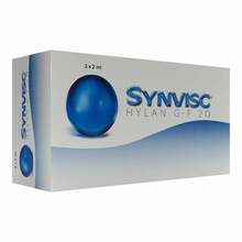 Abbildung: Synvisc Spritzampullen 3X2 ml, Spritzampullen PZN 16956479 