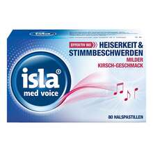 Abbildung: Isla Med voice Pastillen 80 St, Pastillen PZN 16958343 
