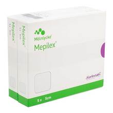 Abbildung: MEPILEX 5x5 cm Schaumverband 10 St, Kompressen PZN 17163893 