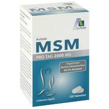 Abbildung: Msm 2000 mg Tabletten 120 St, Tabletten PZN 17165538 
