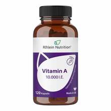 Abbildung: Vitamin A 10.000 I.E. Kapseln 120 St, Kapseln PZN 17165633 