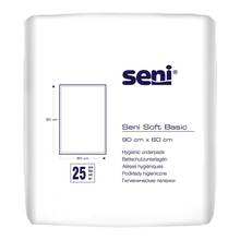 Abbildung: SENI Soft Basic Bettschutzunterlage 60x90 cm 25 St PZN 17169594 