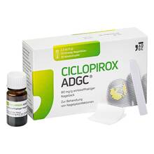 Abbildung: Ciclopirox Adgc 80 mg / g wirkstoffhalt.Nagellack 3.3 ml, Wirkstoffhaltiger Nagellack PZN 17184211 