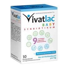 Abbildung: Vivatlac Baby Synbiotikum Beutel 10 St, Beutel PZN 17195462 