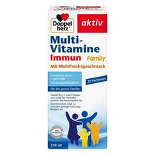 Abbildung: DOPPELHERZ Multi-Vitamine Immun Family flüssig 250 ml, Flüssigkeit PZN 17197254 
