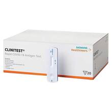Abbildung: CLINITEST Rapid COVID-19 Ag self-Test-Kit Nase 1 P, Test PZN 17262388 