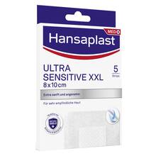 Abbildung: Hansaplast Ultra Sensitive Wundverband 8x10 cm Xxl 5 St, Pflaster PZN 17268528 