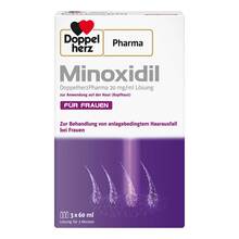 Abbildung: Minoxidil DoppelherzPhar.20mg / ml Lösung Anw.Haut Frau 3X60 ml, Lösung PZN 17268557 