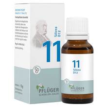 Abbildung: Biochemie Pflüger 11 Silicea D 12 Globuli 15 g, Globuli PZN 17278248 