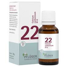 Abbildung: Biochemie Pflüger 22 Calcium carbonicum D 12 Globuli  15 g, Globuli PZN 17278372 