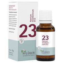 Abbildung: Biochemie Pflüger 23 Natrium bicarbonicum D 12 Gl. 15 g, Globuli PZN 17278389 