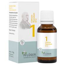 Abbildung: Biochemie Pflüger 1 Calcium fluoratum D 12 Globuli 15 g, Globuli PZN 17278455 