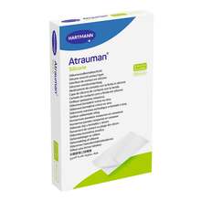 Abbildung: ATRAUMAN Silicone steril 5x7 cm Kompressen 10 St, Kompressen PZN 17282801 