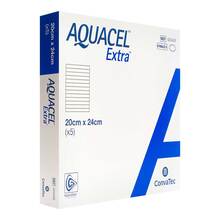 Abbildung: AQUACEL Extra 20x24 cm Verband 5 St, Kompressen PZN 17284421 
