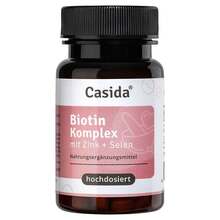 Abbildung: Biotin Komplex 10 mg hochdosiert + Zink+Selen Tabletten  180 St, Tabletten PZN 17295608 