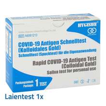 Abbildung: Spucktest Anbio Ag Covid-19 Rapid Test Koll.Gold 1 St PZN 17295755