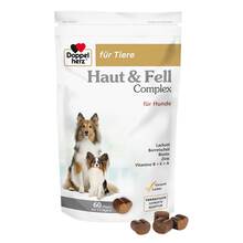 Abbildung: Doppelherz für Tiere Haut&Fell Compl.Chews für Hunde 60 St, Kautabletten PZN 17305666 