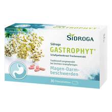 Abbildung: Sidroga Gastrophyt 250 mg Filmtabletten 30 St, Filmtabletten PZN 17306588 
