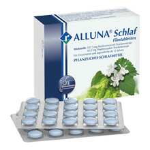 Abbildung: Alluna Schlaf Filmtabletten 60 St, Filmtabletten PZN 17312330 