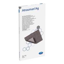 Abbildung: ATRAUMAN Ag 10x20 cm steril Kompressen 10 St, Kompressen PZN 17314369 