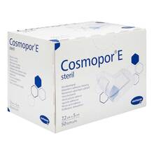 Abbildung: COSMOPOR E steril Wundverband 5x7,2 cm 50 St, Pflaster PZN 17414094 