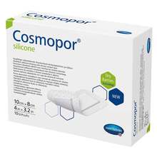 Abbildung: Cosmopor silicone Wundverband 8x10 cm 10 St, Verband PZN 17417767 