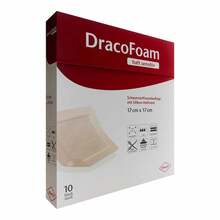 Abbildung: DRACOFOAM Haft sensitiv Schaumst.Wund.17x17 cm 10 St, Verband PZN 17438048 