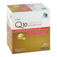 Abbildung: Coenzym Q10 100 mg Kapseln + Vitamine+Mineralstoffe 240 St, Kapseln PZN 17440720 