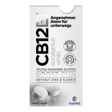 Abbildung: CB12 boost Eucalyptus white Kaugummi 10 St, Kaugummi PZN 17442133 