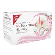 Abbildung: H&S Bio Hagebutte-Hibiskus Filterbeutel 20X3.0 g, Filterbeutel PZN 17442506 