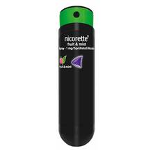 Abbildung: Nicorette Fruit & Mint Spray 1 mg / Sprühstoß 1 St, Spray PZN 17450279 