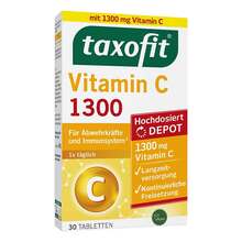 Abbildung: Taxofit Vitamin C 1300 Tabletten 30 St, Tabletten PZN 17450730 