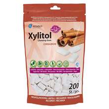 Abbildung: Miradent Xylitol Chewing Gum Zimt Refill 200 St, Kaugummi PZN 17456945 
