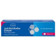 Abbildung: Jod-Wundsalbe Stada 100 mg / g 100 g, Salbe PZN 17483072 