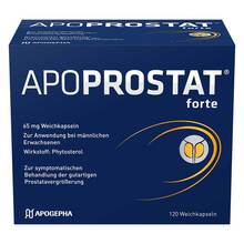 Abbildung: Apoprostat forte 65 mg Weichkapseln 120 St, Weichkapseln PZN 17490540 
