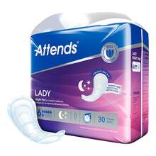 Abbildung: ATTENDS Lady Night Pad 6 30 St, Beutel PZN 17518563 