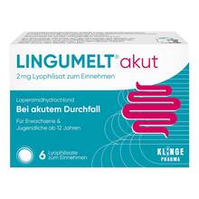 Abbildung: Lingumelt akut 2 mg Lyophilisat zum Einnehmen 6 St, Schmelztabletten PZN 17526829 