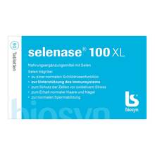 Abbildung: Selenase 100 XL Tabletten 90 St, Tabletten PZN 17530015 