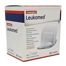 Abbildung: LEUKOMED sterile Pflaster 5x7,2 cm 50 St, Pflaster PZN 17534579 