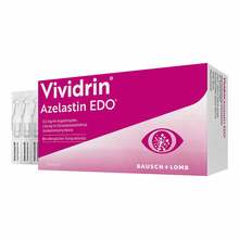 Abbildung: Vividrin Azelastin Edo 0,5 mg / ml Augentropfenlösung i.EDP 20X0.6 ml, Augentropfen PZN 17538554 