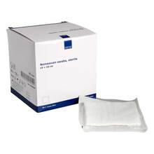 Abbildung: VLIESKOMPRESSEN steril 10x10 cm 4lagig 50X2 St, Kompressen PZN 17549440 