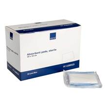 Abbildung: SAUGKOMPRESSEN steril 10x10 cm 50 St, Kompressen PZN 17562506 