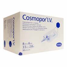 Abbildung: COSMOPOR I.V. Kanülenfixierverband 6x8 cm 50 St, Pflaster PZN 17565781 