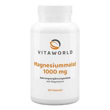 Abbildung: Magnesium-Malat 1000 mg Kapseln 120 St, Kapseln PZN 17584347 