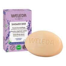 Abbildung: Weleda feste Duschpflege Lavender + Vetiver 75 g, Seife PZN 17607539 